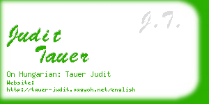 judit tauer business card